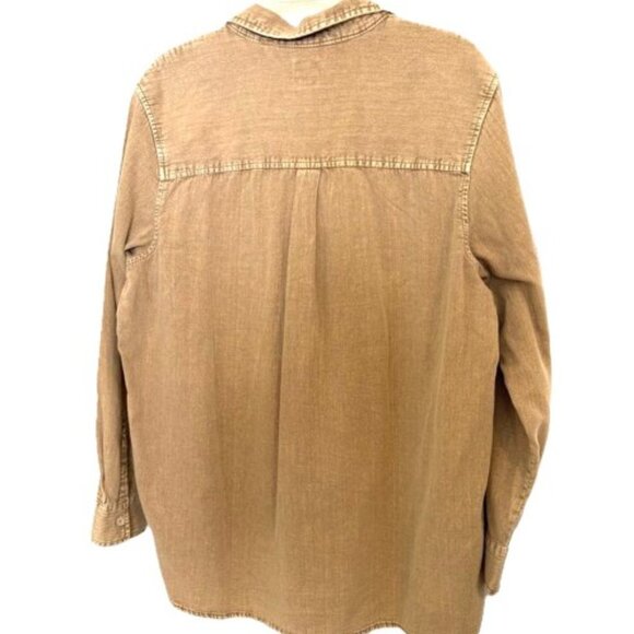 Gap Khaki Big Shirt with Washwell XL - Picture 4 of 5